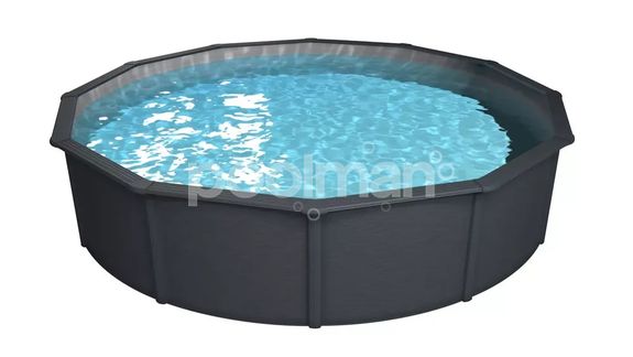 Bazén Nuovo de Luxe II 3,6 x 1,2m Antracit sada