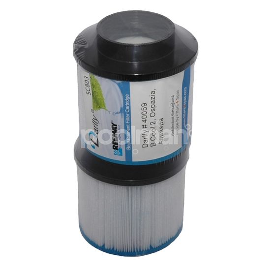 Filtračná kartuša Aquaspa, BCool 2 Spas, Ospazia 90mm 2ks Darlly Filter SC803