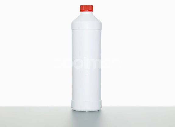 Fľaša plastová UN ME, 1000 ml s uzáverom a rozprašovacou vložkou, biela