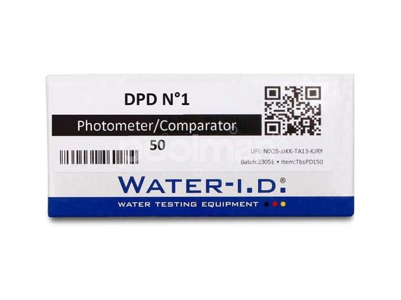Tablety DPD 1, Reagencia na meranie chlóru, brómu, ozónu a oxidu chloričitého 10ks