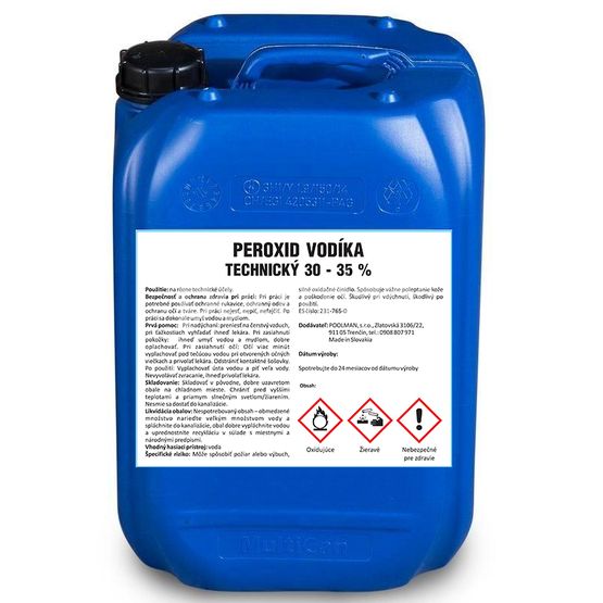 Peroxid vodíka potravinársky 35% 65 kg OXTERIL 350