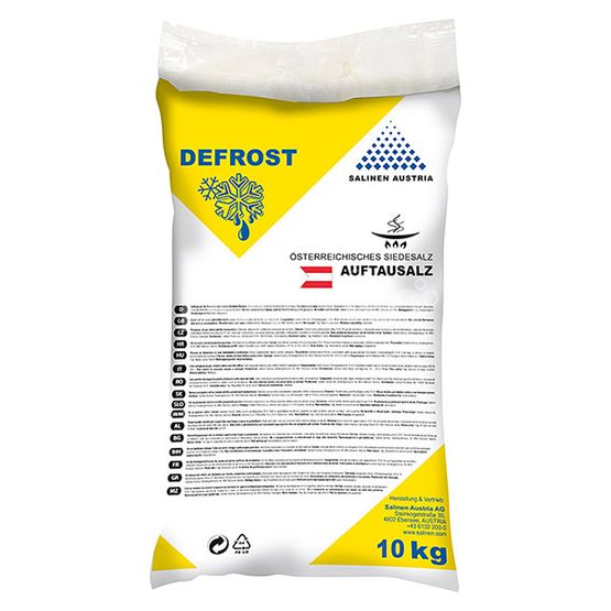 Posypová soľ 10 kg Defrost Salinen Austria